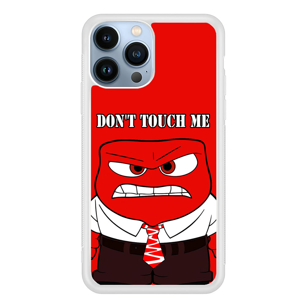 Angry Inside Out Don't Touch Me iPhone 15 Pro Max Case