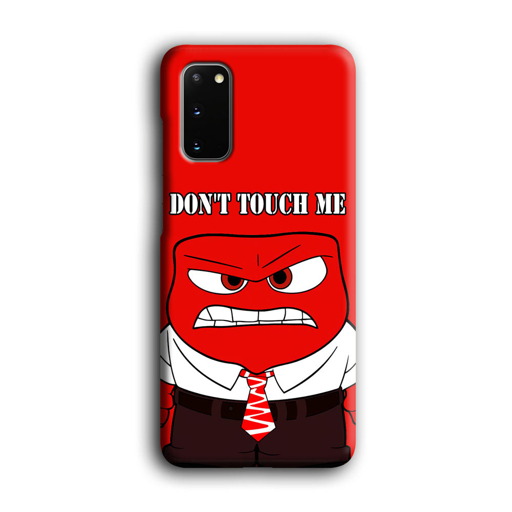 Angry Inside Out Don't Touch Me Samsung Galaxy S20 Case