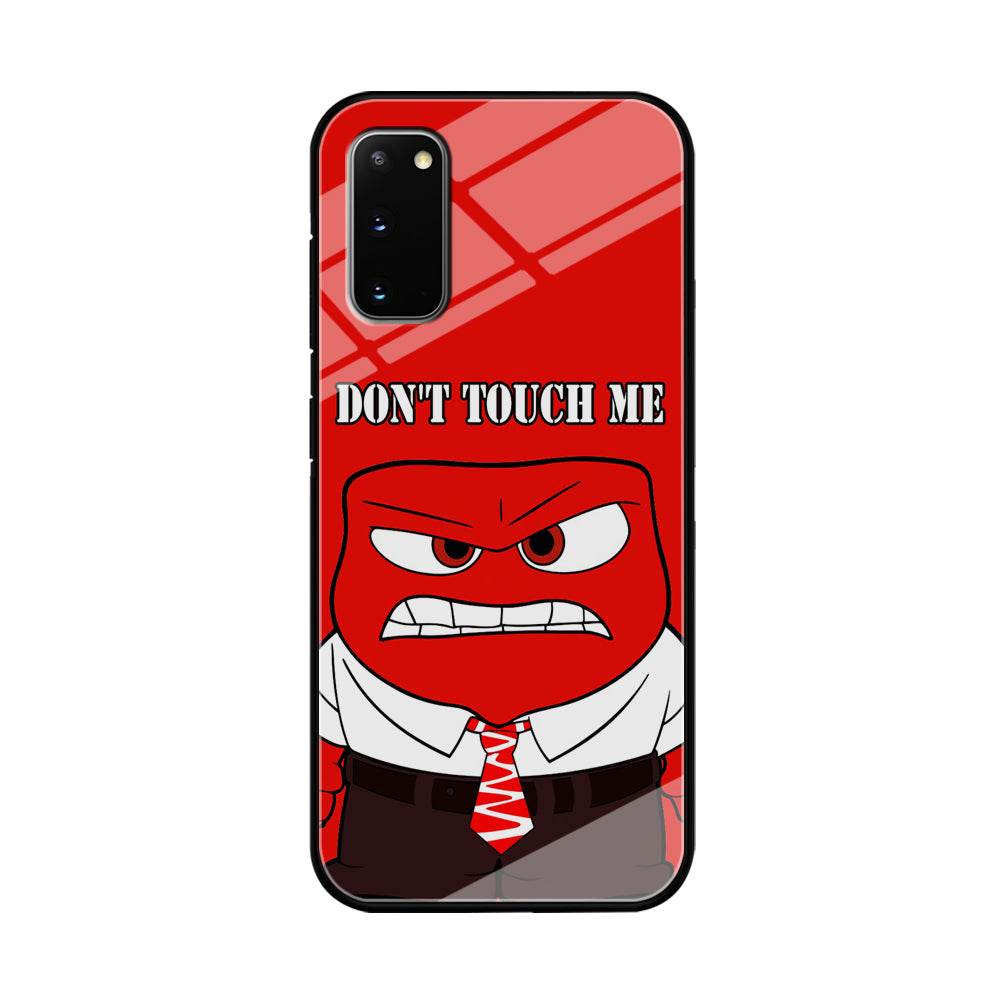 Angry Inside Out Don't Touch Me Samsung Galaxy S20 Case