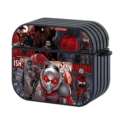 Ant Man Comic Style Hard Plastic Case Cover For Apple Airpods 3