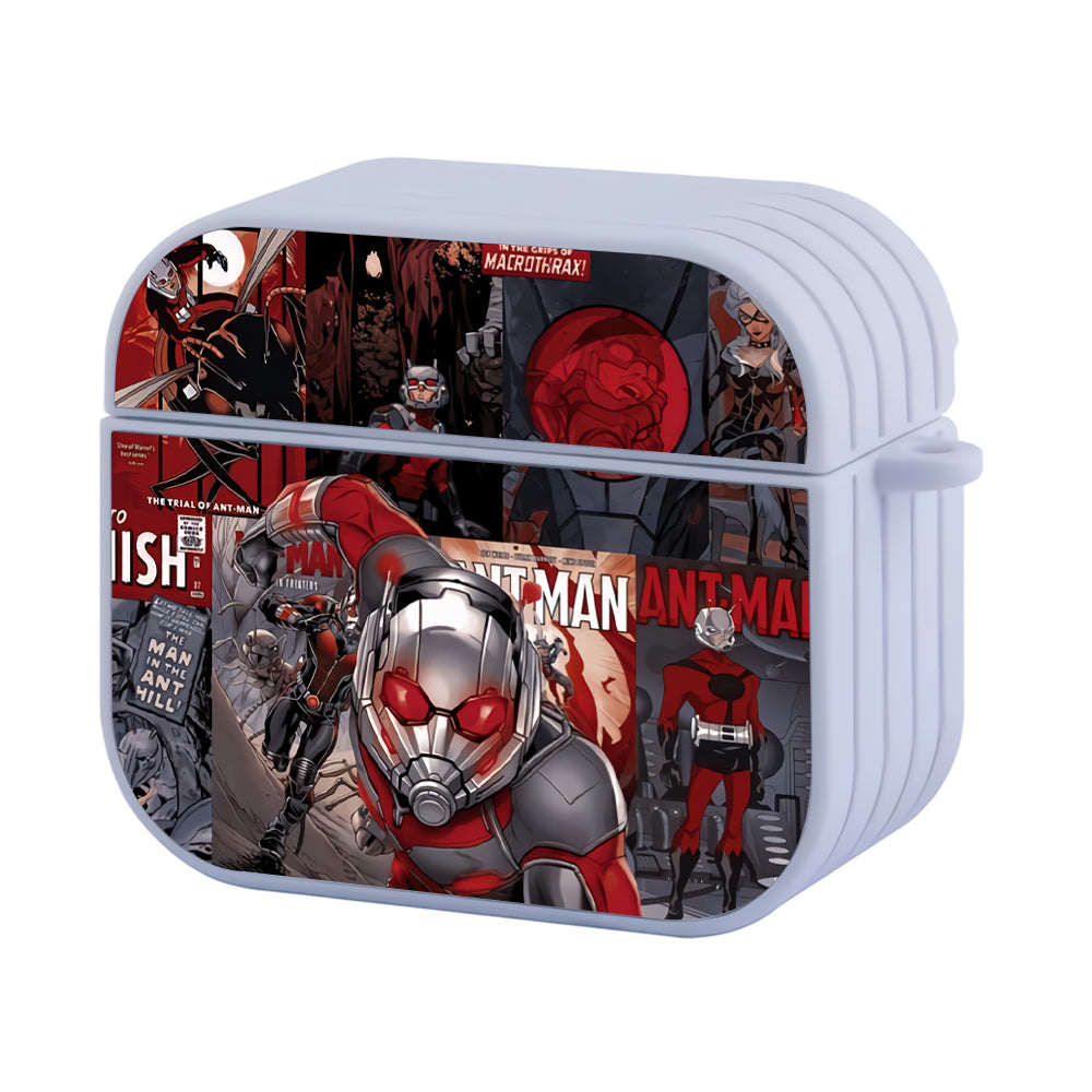 Ant Man Comic Style Hard Plastic Case Cover For Apple Airpods 3