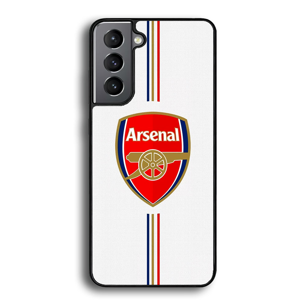 Arsenal FC Stripe Samsung Galaxy S24 Plus Case - Ezzystore