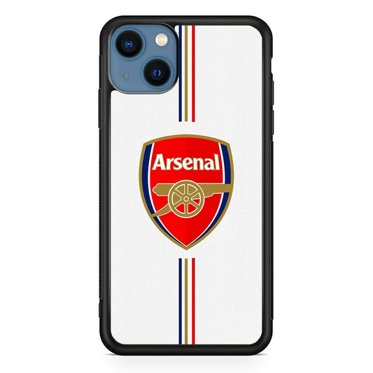 Arsenal FC Stripe iPhone 14 Plus Case