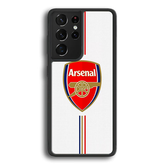 Arsenal FC Stripe Samsung Galaxy S23 Ultra Case - Ezzystore