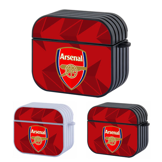 Arsenal Pattern Of Jersey Hard Plastic Case Cover For Apple Airpods 3