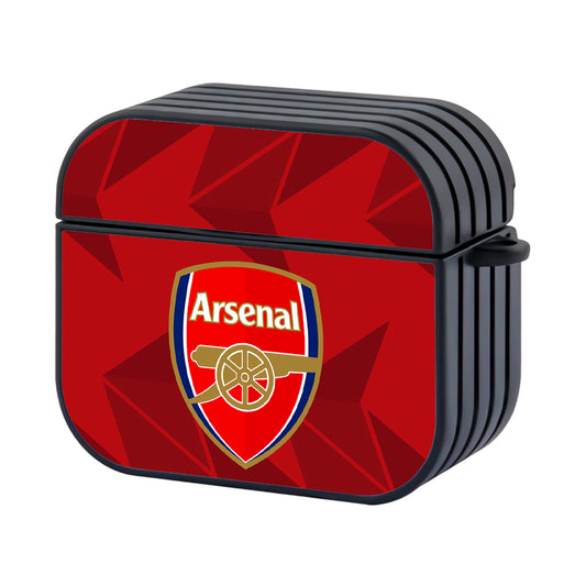 Arsenal Pattern Of Jersey Hard Plastic Case Cover For Apple Airpods 3 - Ezzystore