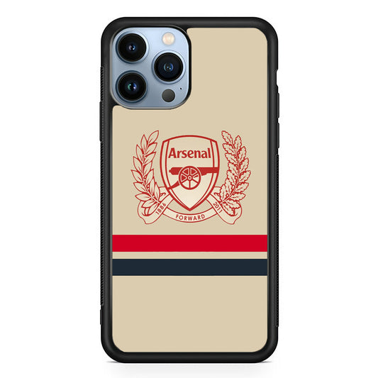 Arsenal Stripe Logo iPhone 14 Pro Max Case