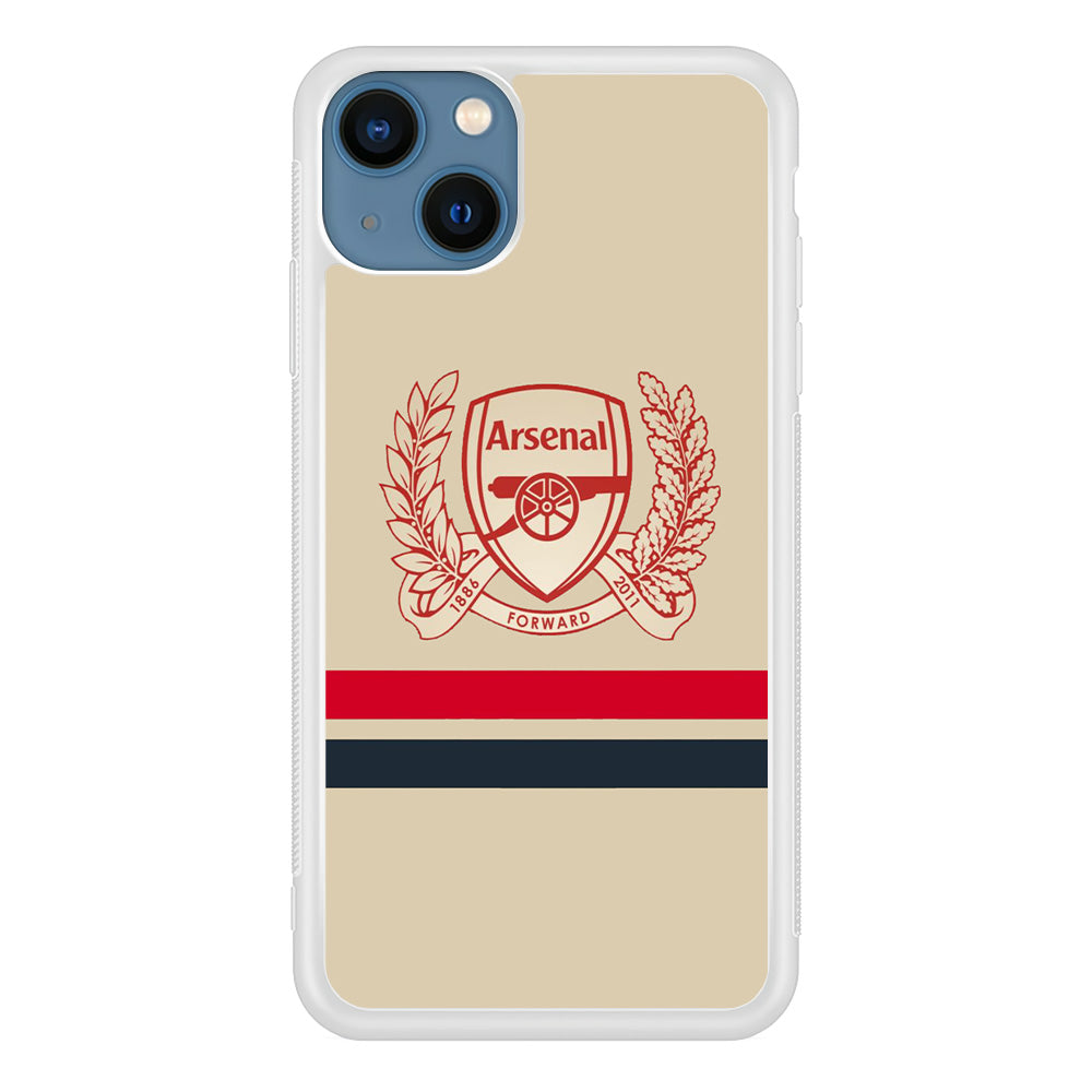 Arsenal Stripe Logo iPhone 15 Case