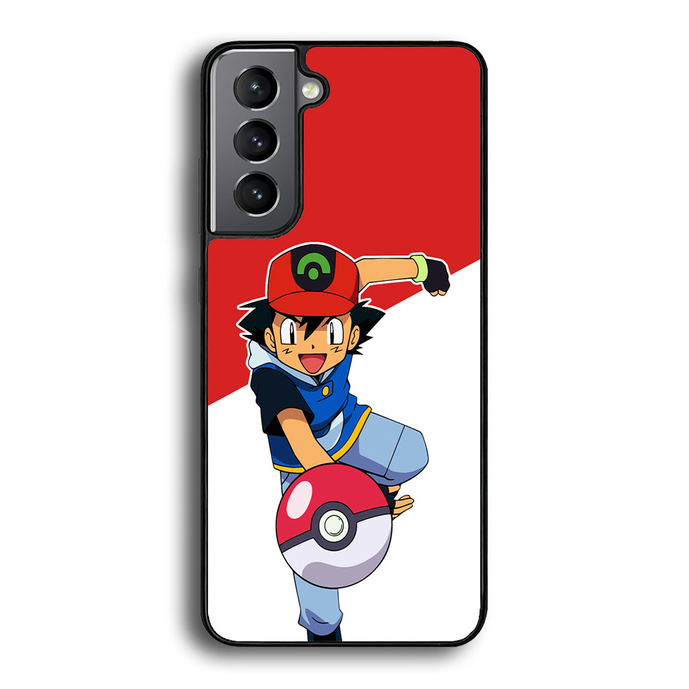 Ash Ketchum Pokeball Samsung Galaxy S22 Case - Ezzystore