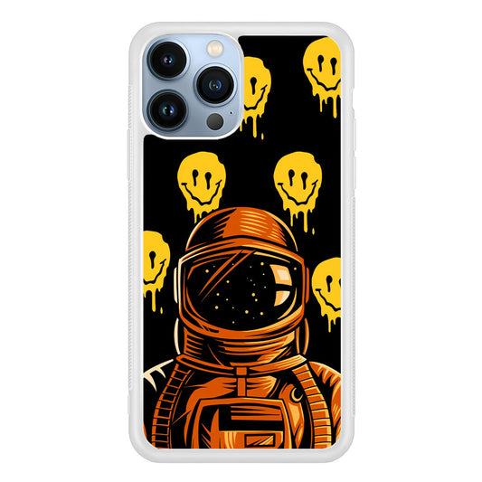 Astronaut Emoji Smile iPhone 14 Pro Case