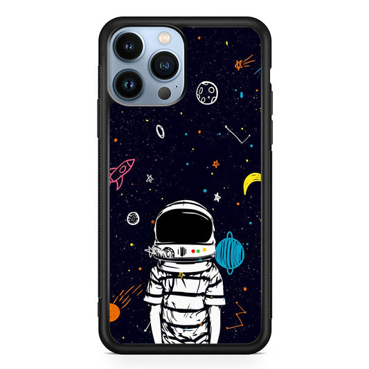 Astronaut Kids Space iPhone 14 Pro Case