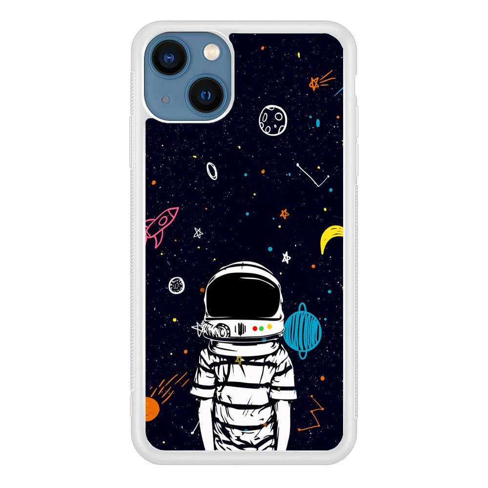 Astronaut Kids Space iPhone 15 Case