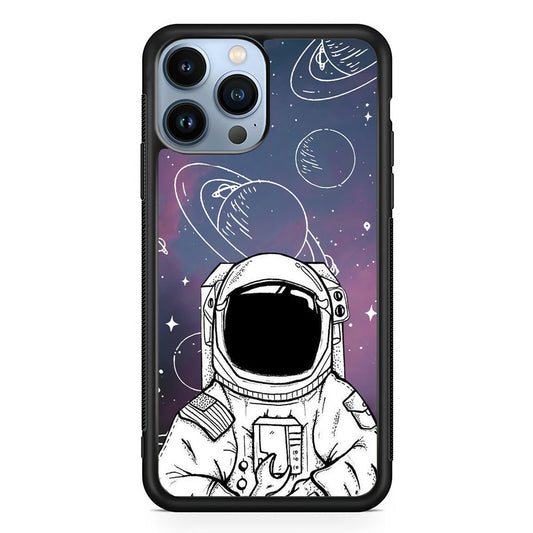 Astronaut White Space iPhone 14 Pro Case