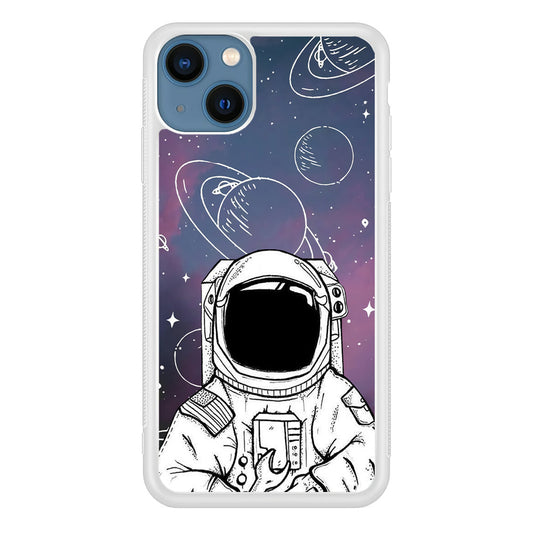 Astronaut White Space iPhone 14 Plus Case
