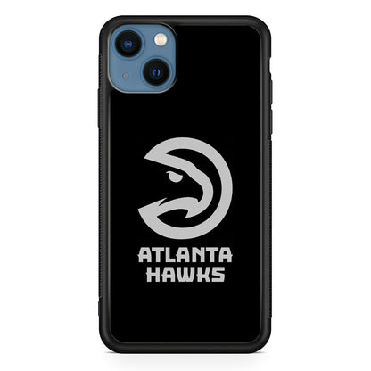 Atlanta Hawks Black Grey iPhone 14 Plus Case