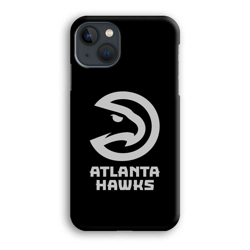 Atlanta Hawks Black Grey iPhone 14 Plus Case