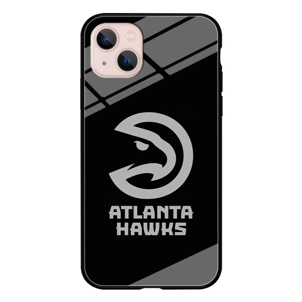 Atlanta Hawks Black Grey iPhone 15 Plus Case