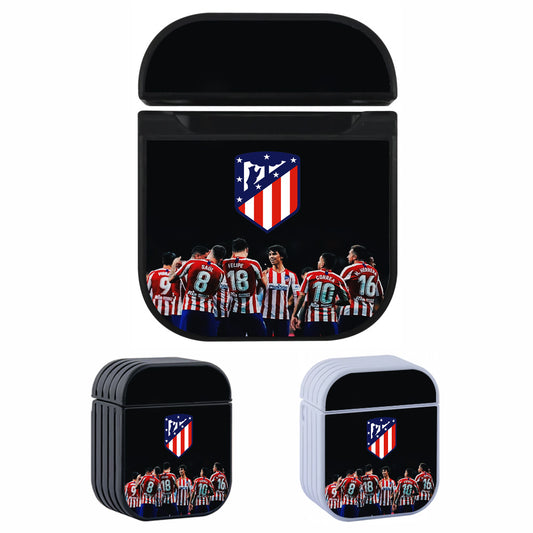 Atletico Madrid Squad Hard Plastic Case Cover For Apple Airpods