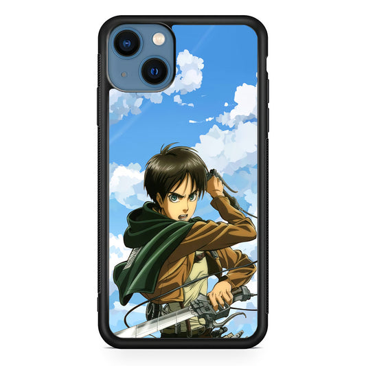 Attack on Titan Eren Jaeger iPhone 14 Plus Case