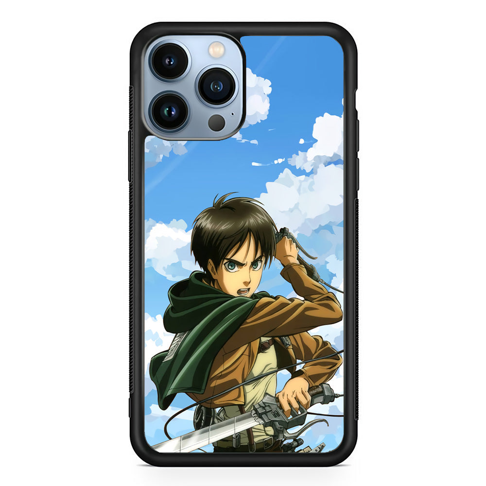 Attack on Titan Eren Jaeger iPhone 15 Pro Case