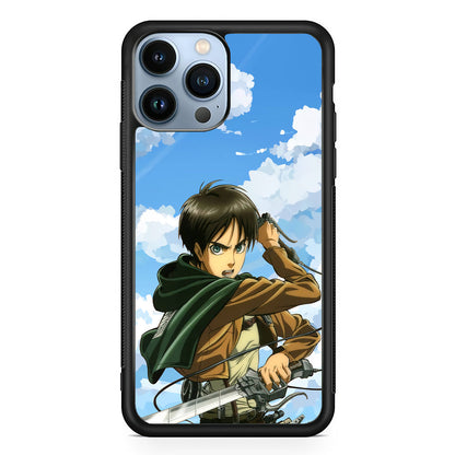Attack on Titan Eren Jaeger iPhone 15 Pro Case