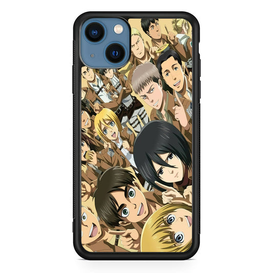 Attack on Titan Family iPhone 14 Plus Case