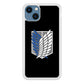 Attack on Titan Scouting Legion Black Simple iPhone 14 Plus Case