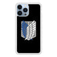 Attack on Titan Scouting Legion Black Simple iPhone 14 Pro Max Case