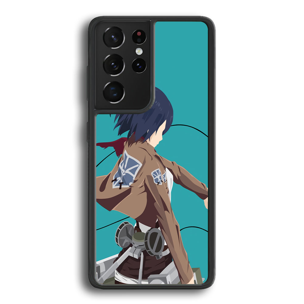 Attack on Titan Mikasa Tosca Samsung Galaxy S22 Ultra Case - Ezzystore