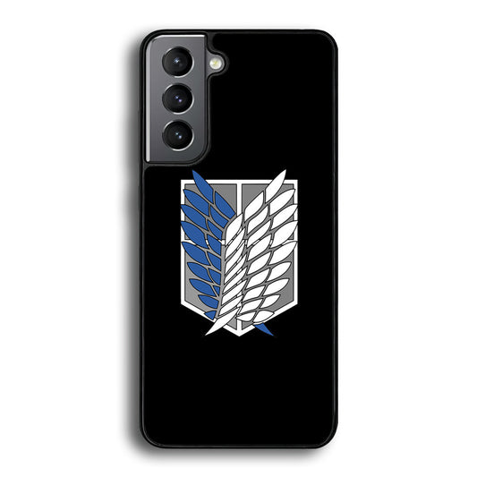 Attack on Titan Scouting Legion Black Simple Samsung Galaxy S22 Plus Case - Ezzystore