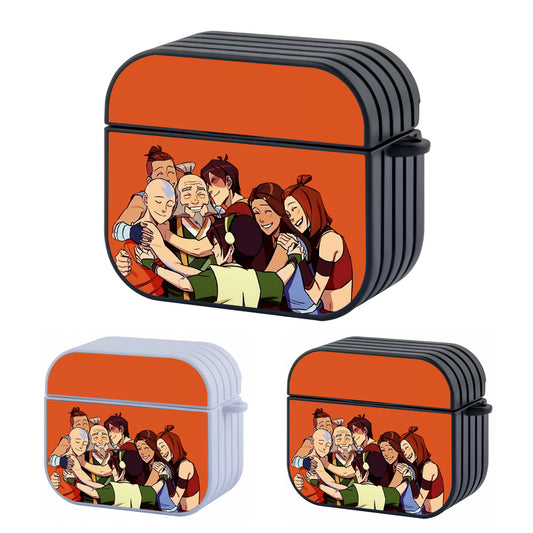 Avatar Aang Family Hard Plastic Case Cover For Apple Airpods 3