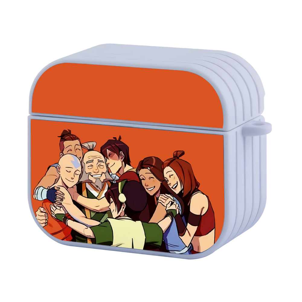 Avatar Aang Family Hard Plastic Case Cover For Apple Airpods 3