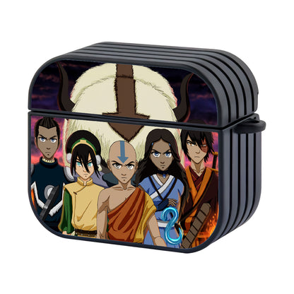 Avatar Legend of Aang Full Team Hard Plastic Case Cover For Apple Airpods 3