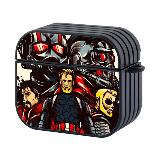 Avenger Art Of Team Hard Plastic Case Cover For Apple Airpods 3 - Ezzystore