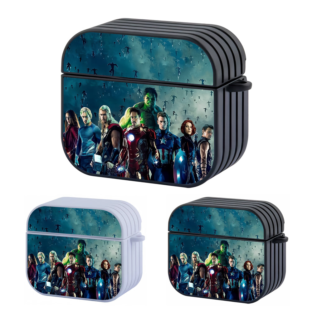 Avenger Team All Character Hard Plastic Case Cover For Apple Airpods 3