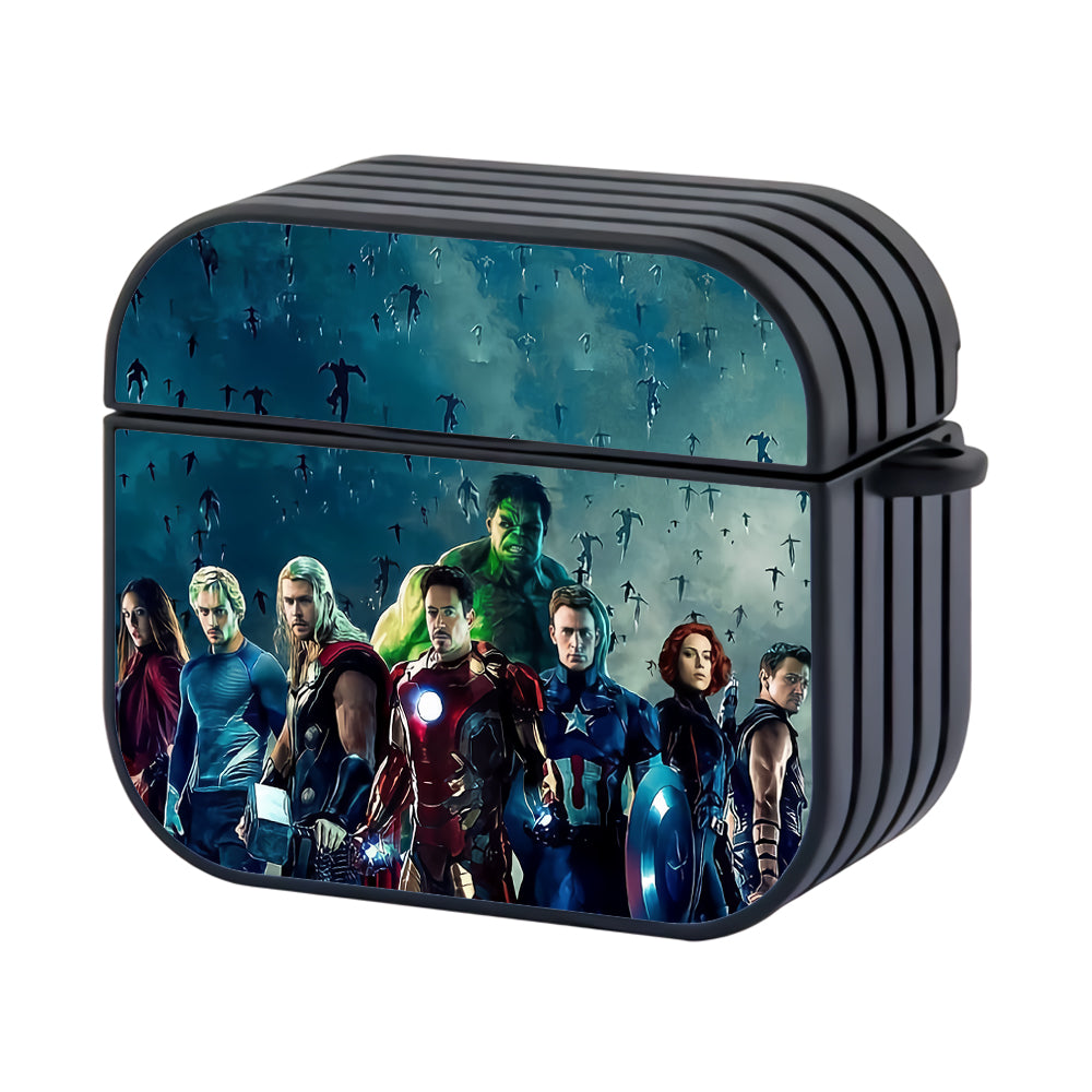 Avenger Team All Character Hard Plastic Case Cover For Apple Airpods 3