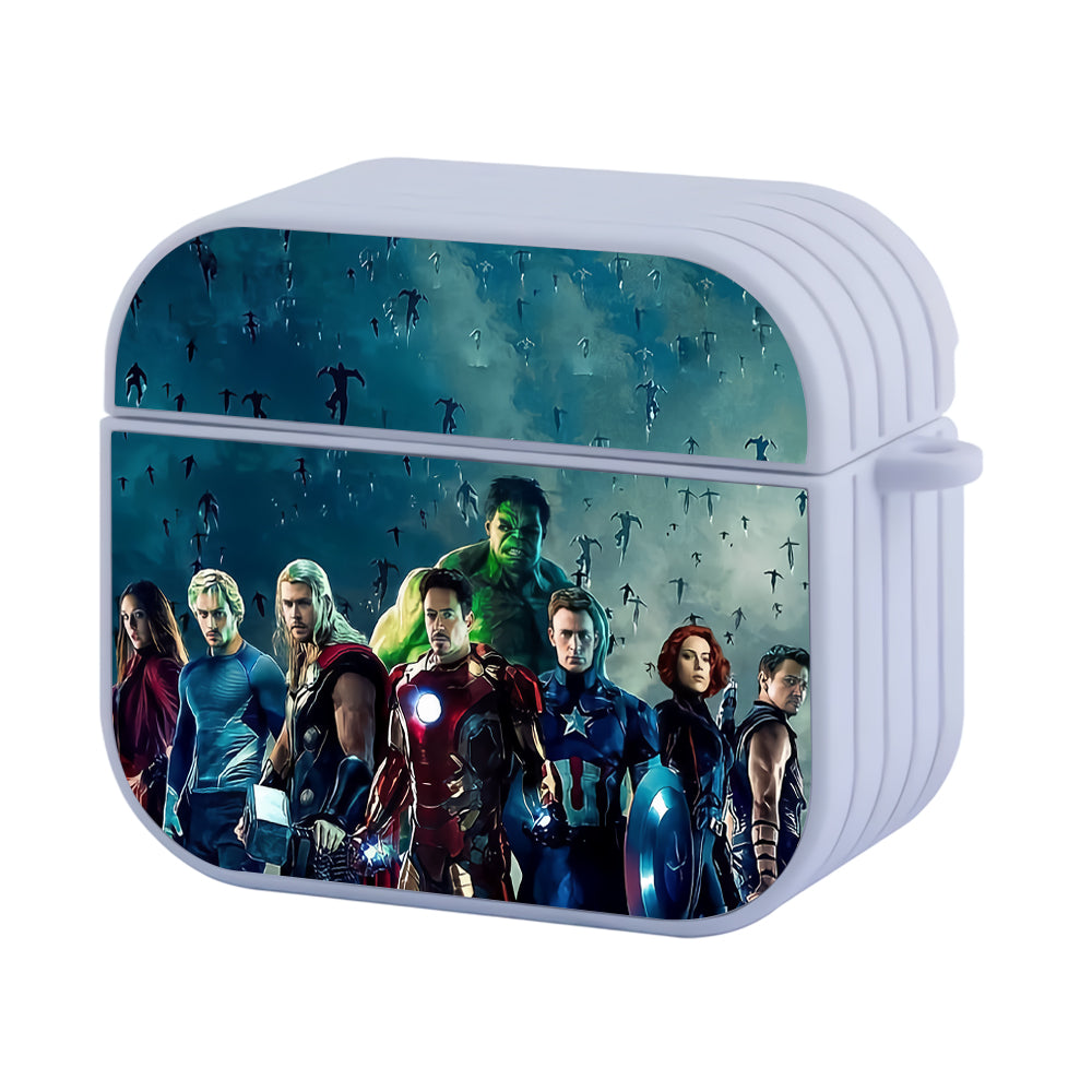 Avenger Team All Character Hard Plastic Case Cover For Apple Airpods 3