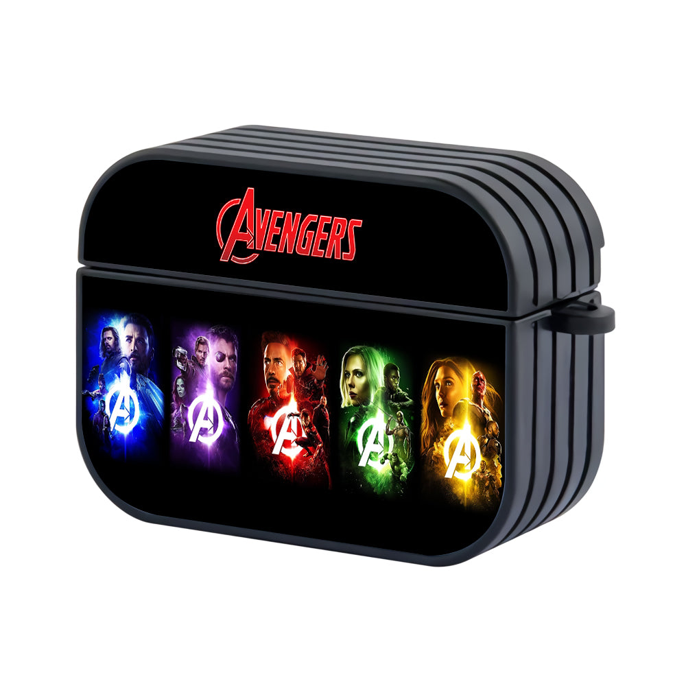 Avengers Family Team Hard Plastic Case Cover For Apple Airpods Pro