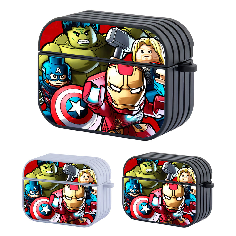 Avengers Lego Mode Hard Plastic Case Cover For Apple Airpods Pro