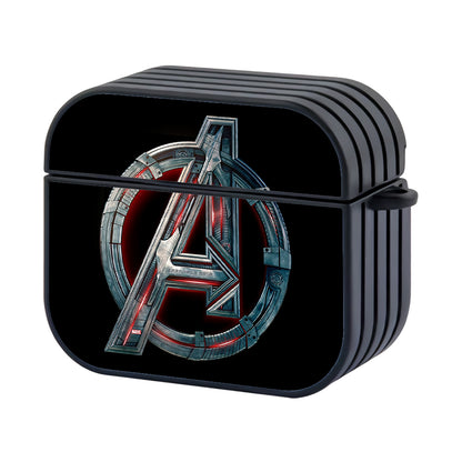 Avengers Logo Design Hard Plastic Case Cover For Apple Airpods 3