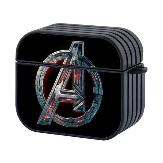 Avengers Logo Design Hard Plastic Case Cover For Apple Airpods 3 - Ezzystore