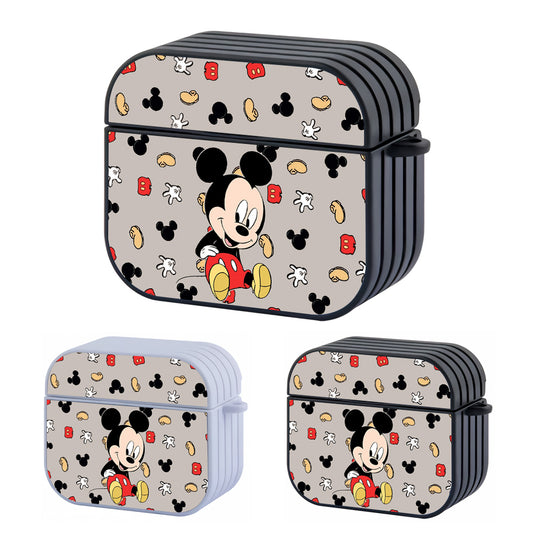 Baby Mickey Cute Hard Plastic Case Cover For Apple Airpods 3