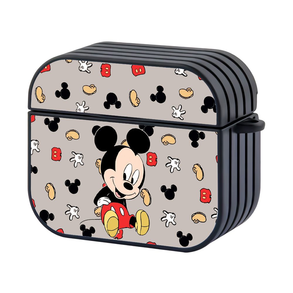 Baby Mickey Cute Hard Plastic Case Cover For Apple Airpods 3