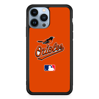 Baltimore Orioles MLB Team iPhone 14 Pro Max Case