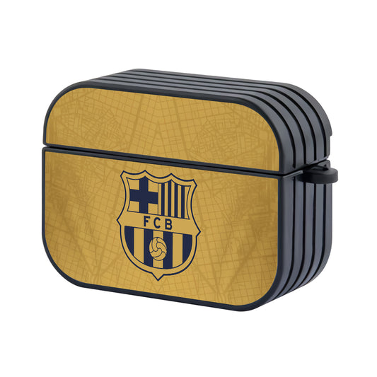 Barcelona FC Away Pattern Jersey Hard Plastic Case Cover For Apple Airpods Pro - Ezzystore