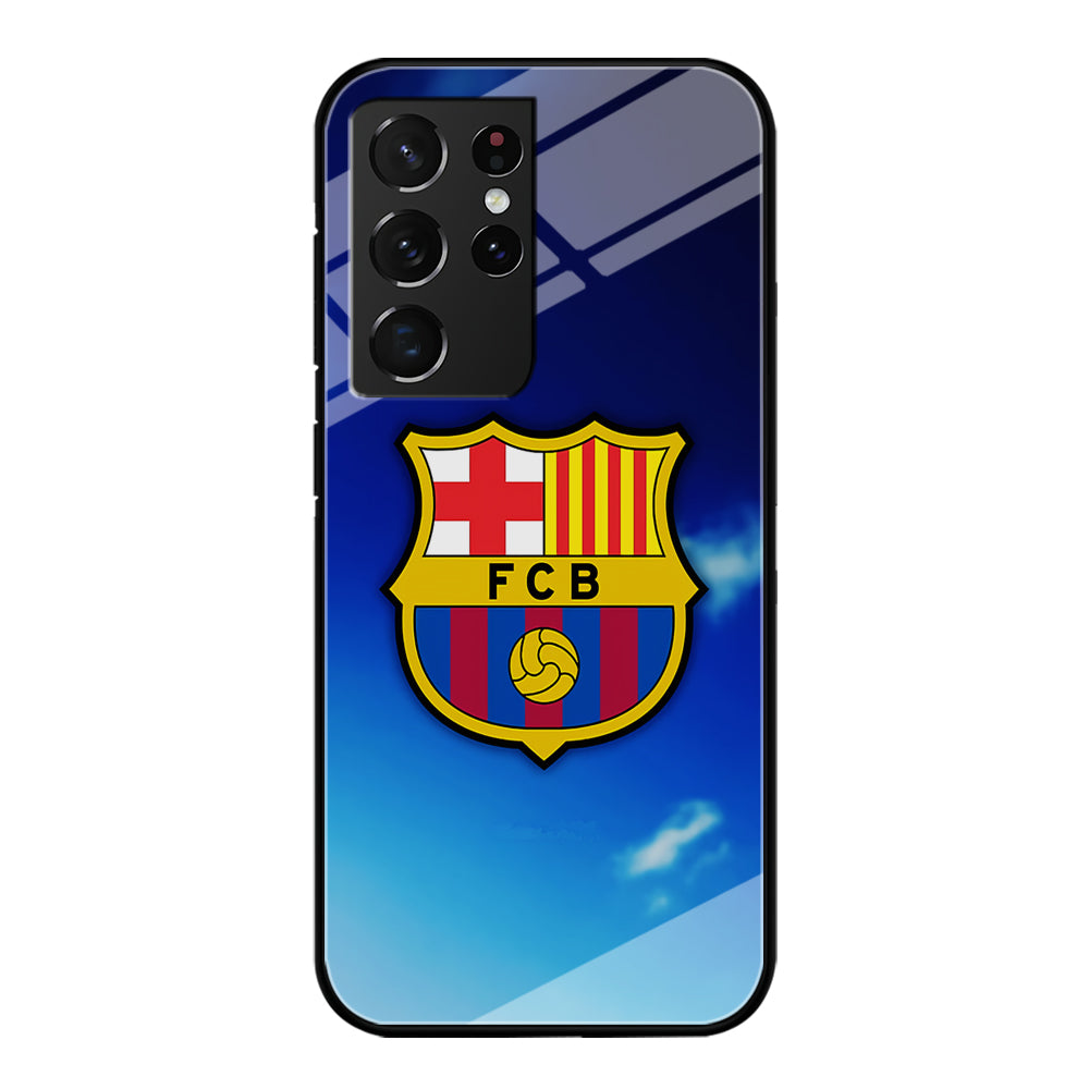 Barcelona FC Pride Emblem Samsung Galaxy S21 Ultra Case