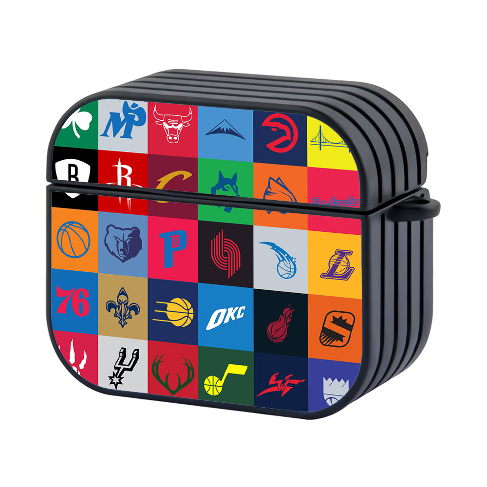 Basketball Team Icon Of Logo Hard Plastic Case Cover For Apple Airpods 3