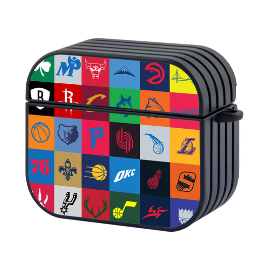 Basketball Team Icon Of Logo Hard Plastic Case Cover For Apple Airpods 3 - Ezzystore