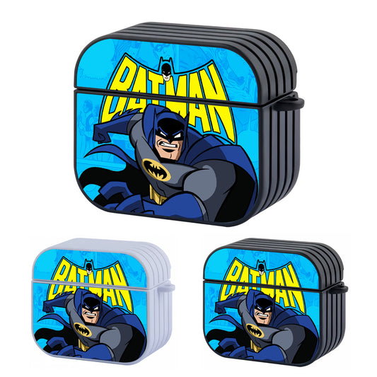 Batman In Action Hard Plastic Case Cover For Apple Airpods 3