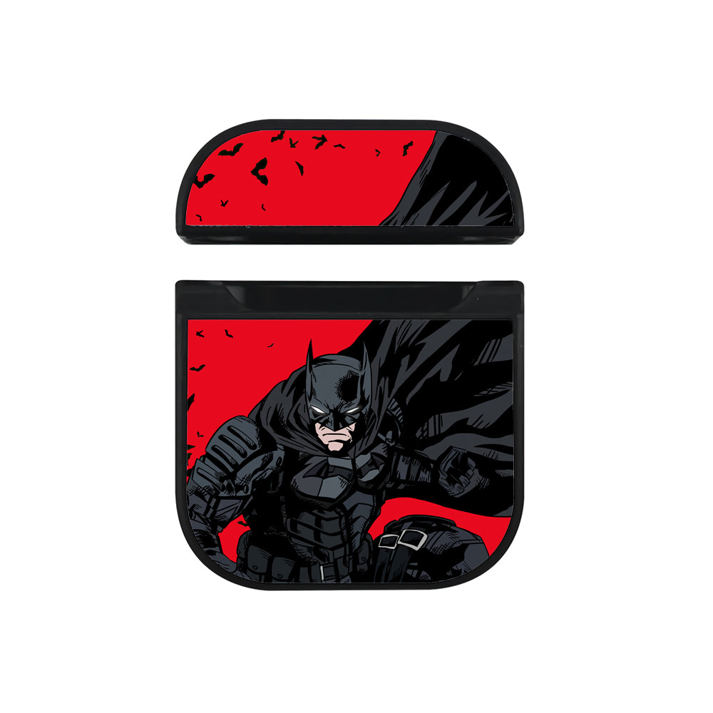 Batman In Action Hard Plastic Case Cover For Apple Airpods